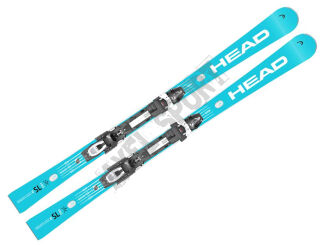 Narty HEAD WC Rebels e-SL Pro + wiązania Freeflex DEMO 14 GW 165cm - 2