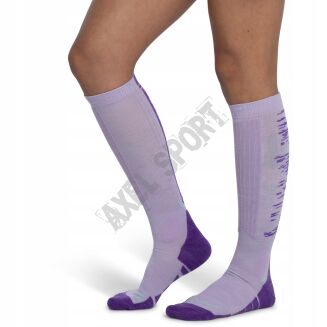 Skarpety narciarskie BUFF MERINO socks lilac ice - 3