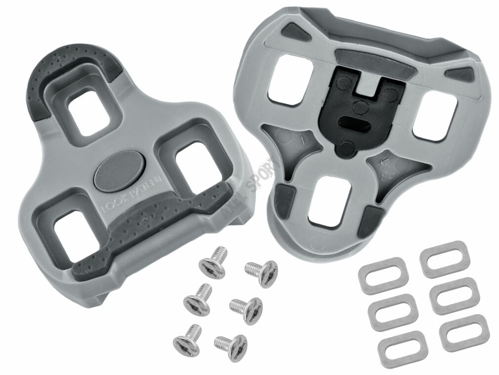 Bloki do pedałów LOOK KEO GRIP LUZ 4,5° SZARE