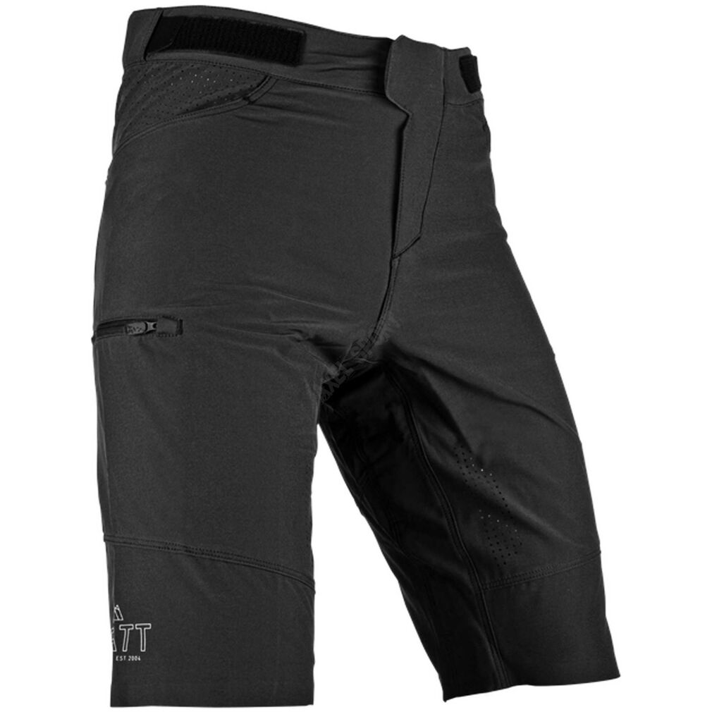 Spodenki rowerowe męskie MTB LEATT Trail 3.0 Black z wkładką