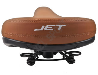 Siodełko rowerowe miękkie na sprężynie brązowe JET S174 / Fiido C11 Pro - 4