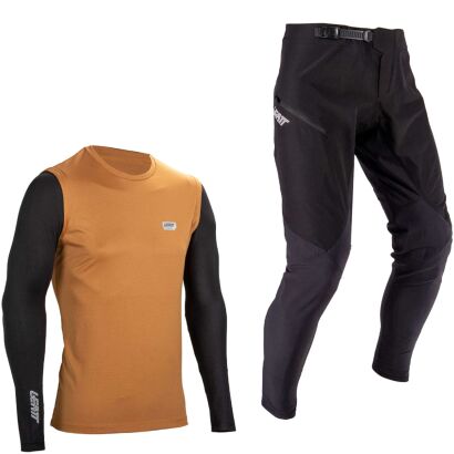 Bluza + Spodnie rowerowe komplet LEATT Ride Kit MTB 1.0 Rust