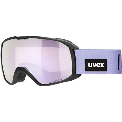 Gogle narciarskie UVEX Xcitd CV black matt (lavender/yellow) S1