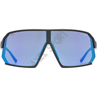 Okulary rowerowe UVEX Sportstyle 237 CV black matt (mirror blue) S2 - 3