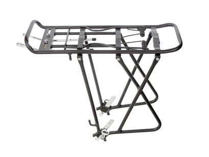 Aluminiowy Bagażnik rowerowy uniwerslany 26-28" czarny 