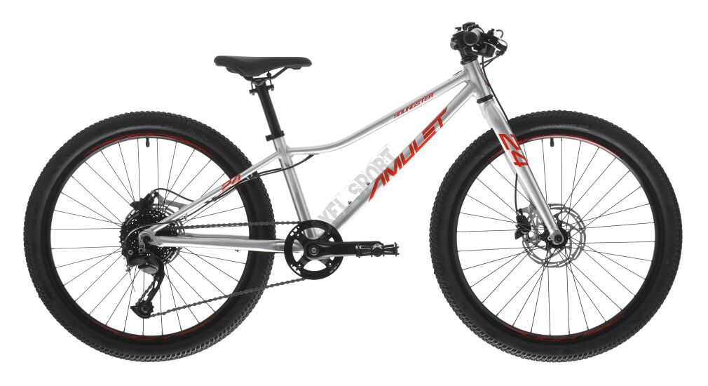 Lekki Rower AMULET YOUNGSTER (24'') 9,3kg transp red