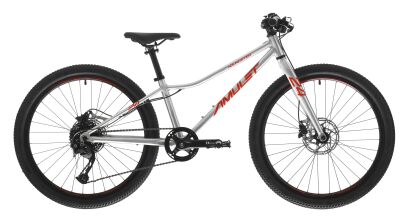 Lekki Rower AMULET YOUNGSTER (24'') 9,3kg transp red