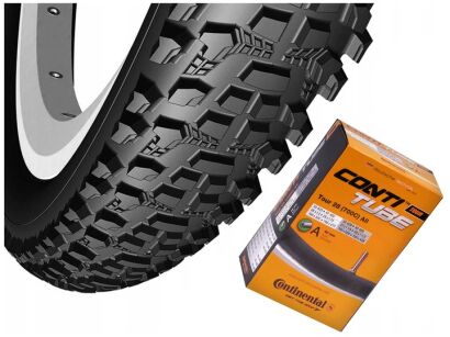 Mocna Opona rowerowa Zestaw 28'' 700x38C (40-622) + dętka Continental AV