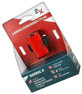 Lampka rowerowa Tylna Barrel 25LM - 3