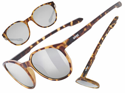 Okulary rowerowe UVEX LGL 54 havanna matt (litemirror silver) S3