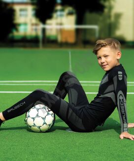 Bielizna termoaktywna DRY Junior czar/graf 152/158 - 5