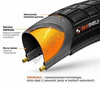 Opona rowerowa MAXXIS OVERDRIVE EXCEL 60TPI 700x40C (42-622) SILKSHIELD - 2