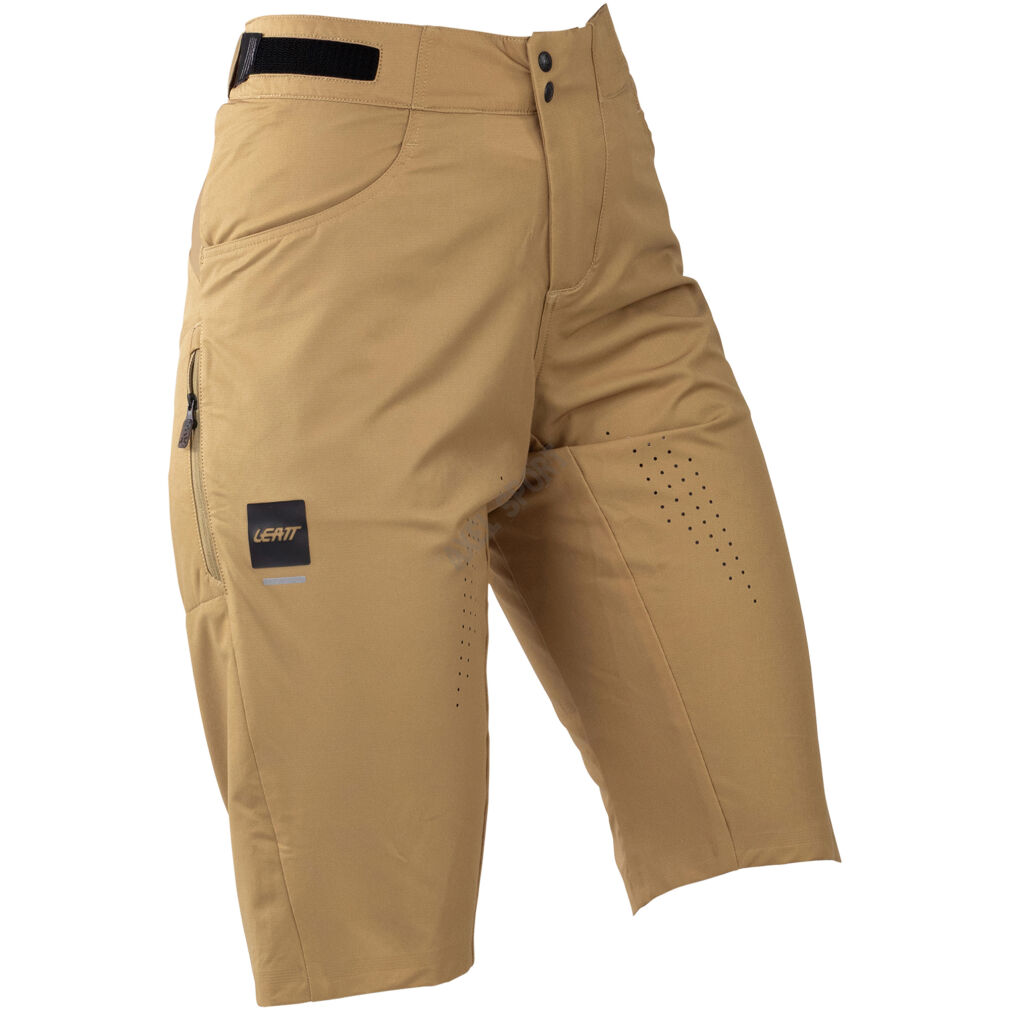 Spodenki rowerowe damskie LEATT Shorts MTB Trail 3.0 Liner Brass Brown