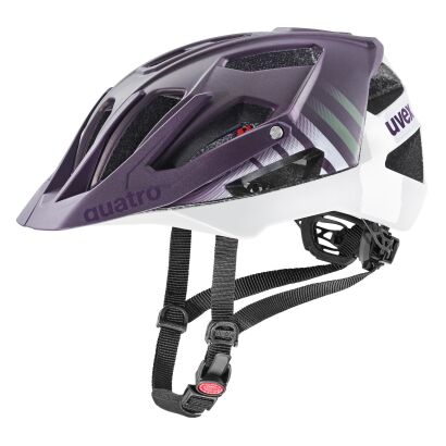 Kask rowerowy Uvex Quatro CC fiolet/biały