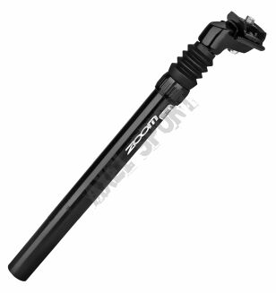Amortyzowana sztyca wspornik siodełka Zoom 27,2x350mm czarna - 2