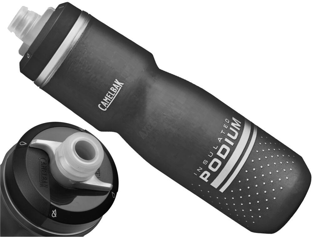 Bidon rowerowy CAMELBAK PODIUM CHILL 24oz czarny 710 ml