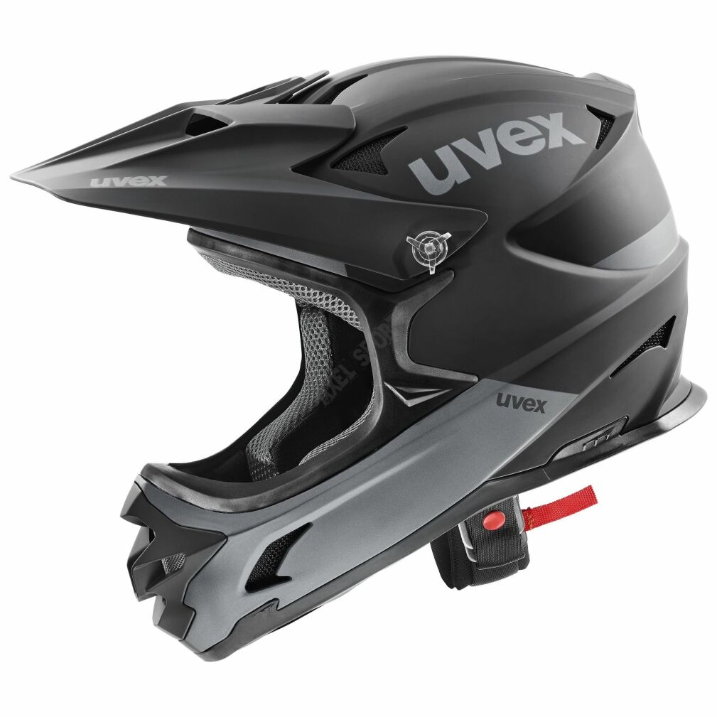 Kask rowerowy Fullface Uvex HLMT 10 black-grey mat