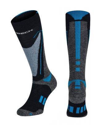 Skarpety męskie Brubeck Snow Force szar/nie 42-44