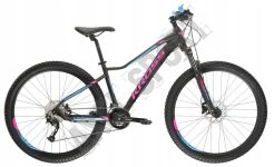 Rower KROSS Lea 8.0 (27,5'') XS czarny/różowy/niebieski PP