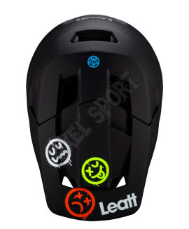 Kask Rowerowy dziecięcy full face LEATT MTB Gravity 1.0 Jr Black 53-54cm - 7