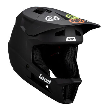 Kask Rowerowy dziecięcy full face LEATT MTB Gravity 1.0 Jr Black 53-54cm