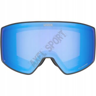 Gogle narciarskie UVEX Scenic FM (black matt) mirror blue (S2) - 2