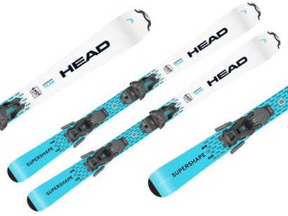 Narty HEAD Supershape Team Easy + wiązania JRS 4.5 GW 97cm