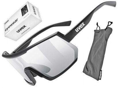 Okulary fotochromowe UVEX Sportstyle 235V black matt S1-S3