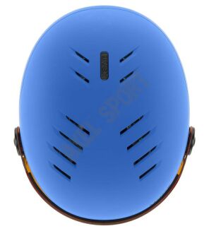Kask narciarski UVEX Rocket JR visor blue - 5