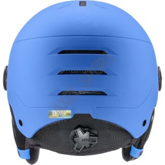 Kask narciarski UVEX Rocket JR visor blue - 6