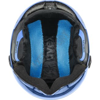 Kask narciarski UVEX Rocket JR visor blue - 7