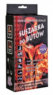 Suszarka do butów Osuszacz Dezynfekcja UV SB-3 8W brązowa - 3