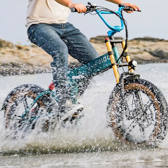 Rower elektryczny składak FIIDO M1 PRO (20'') E-Bike Fatbike z grubymi oponami - 10