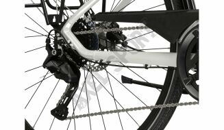 Rower trekkingowy damski Kross Trans 5.0 (28'') perłowo czarny M - 4