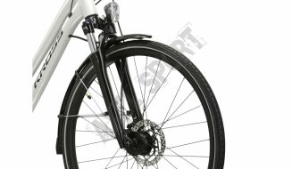 Rower trekkingowy damski Kross Trans 5.0 (28'') perłowo czarny M - 6
