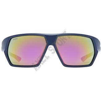 Okulary rowerowe UVEX Sportstyle 238 deep space matt (mirror red) S3 - 3