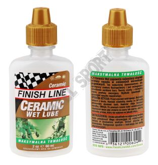 Olej FINISH LINE Ceramic WET LUBE syntetyk 60 ml - 2