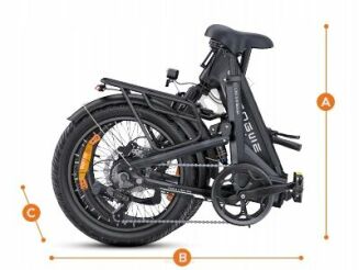 Rower elektryczny składany ENGWE L20 3.0 Boost (20'') black 250W - 5