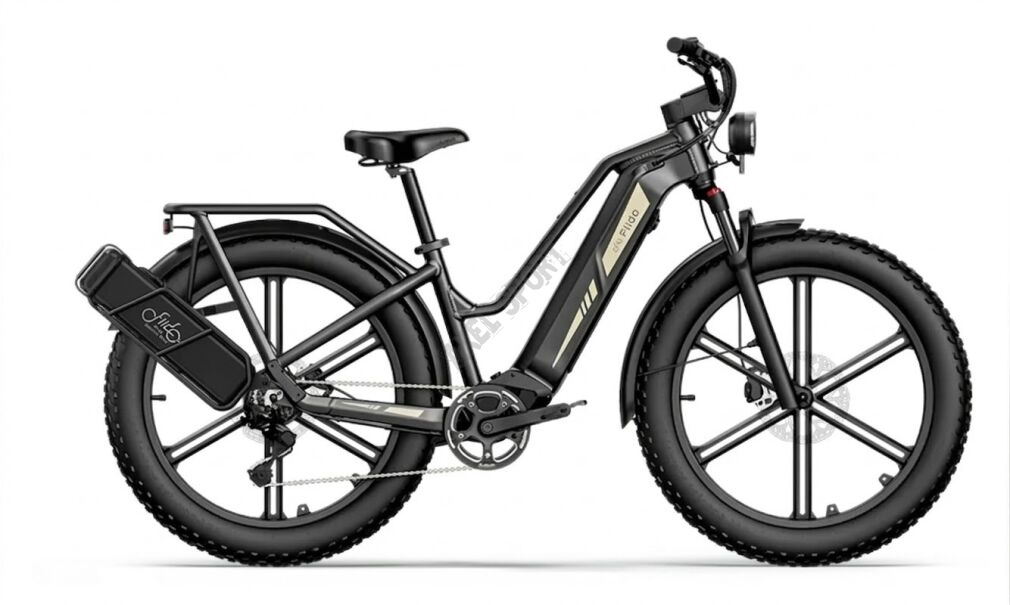 Rower elektryczny turystyczny FIIDO TITAN 2025 fatbike 250W + zestaw baterii