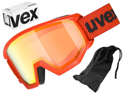 Gogle narciarskie UVEX Athletic FM fierce red S2