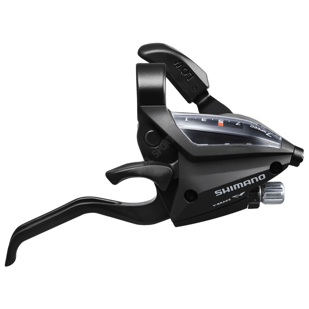 Dźwignia Klamkomanetka Przerzutki/Hamulca SHIMANO Prawa 7rz ST-EF500 Czarna