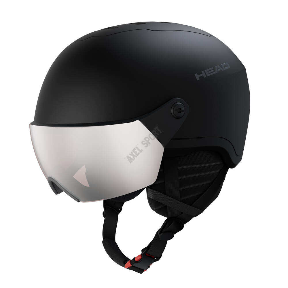 Kask narciarski HEAD Yuki Visor S2 black XS/S (52-55cm)