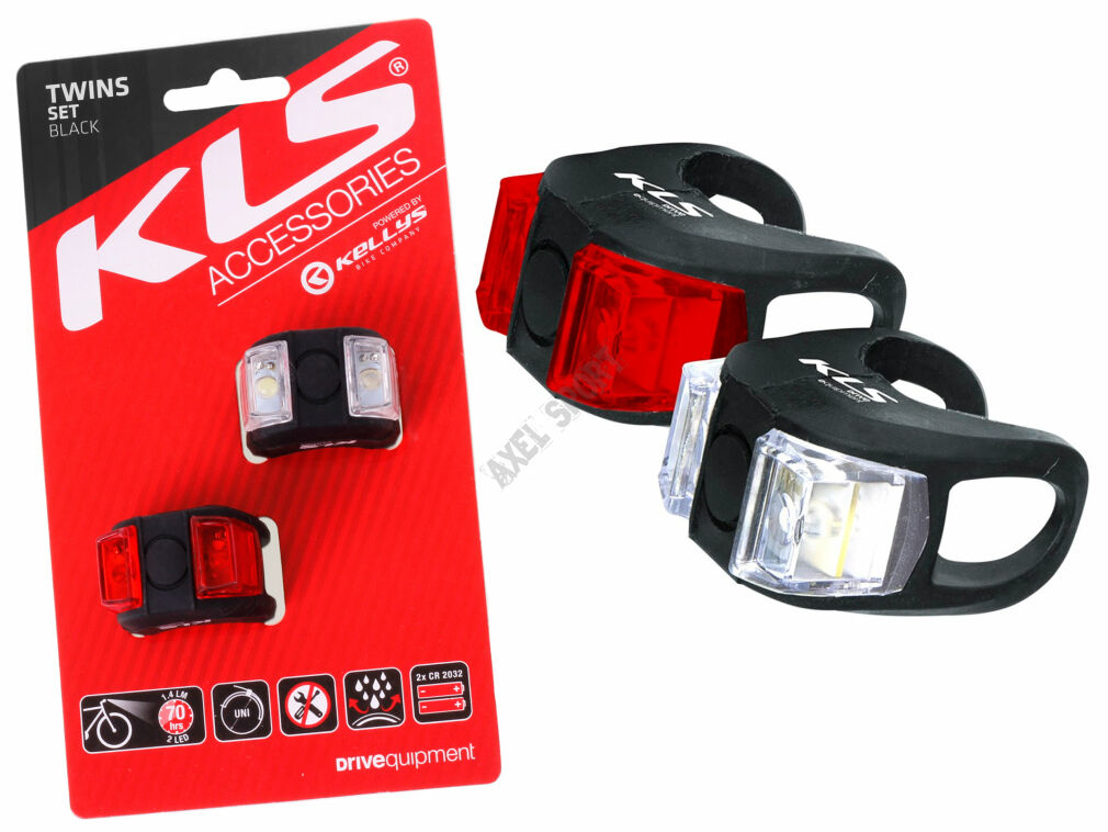 Zestaw oświetlenia KLS Twins black