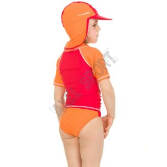 AQUA-SPEED KĄPIELÓWKI DZIECIĘCE SLIPY SURF-CLUB - kolor  31 RED - 2