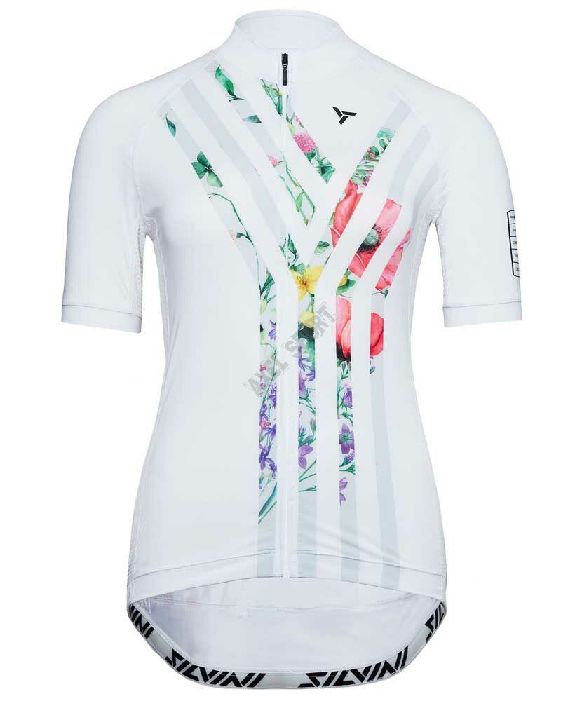 Koszulka rowerowa damska SILVINI CALNIA (WD2412) white