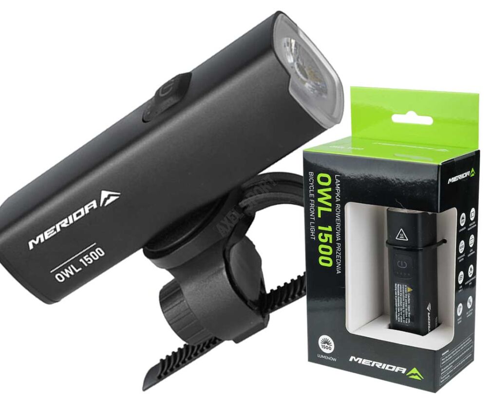 Lampka rowerowa przednia MERIDA OWL 1500 HL-MD00004