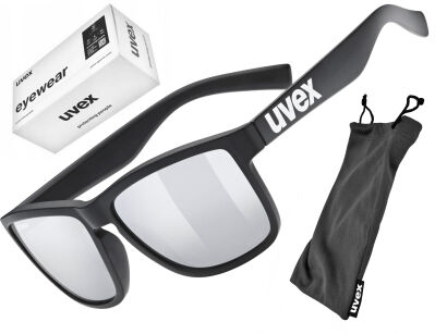 Okulary sportowe Uvex LGL 39 black/silver S3