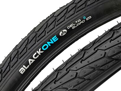 Opona rowerowa antyprzebiciowa BLACKONE 28x1.60 (42-622) O346
