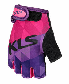 Rękawiczki rowerowe dziecięce krótkie Kellys Yogi Short Purple - 2