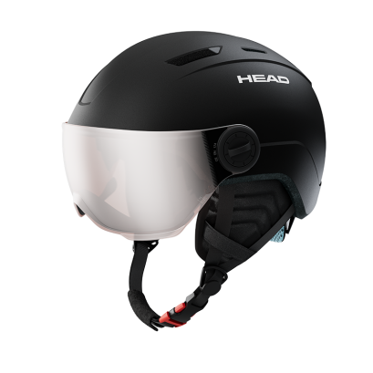 Kask narciarski dziecięcy HEAD Mojo Visor black XS/S (52-56 cm) szyba S2